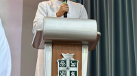 Bro Jose Mari Jimenez welcoming everyone with the opening address